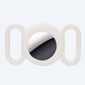 מתאם לרצועה / חגורה / קולר של חיית מחמד מדגם Pet Silicone Case מבית LaTera לתג החכם AirTag (צבע לבן) מתאם לרצועה / חגורה / קולר של חיית מחמד מדגם Pet Silicone Case מבית LaTera לתג החכם AirTag (צבע לבן)