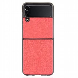נרתיק עור מדגם Crocodile FLIP CASE מבית LaTera לטלפון סלולארי מדגם: Samsung Galaxy Z Flip 3 (צבע אדום) נרתיק עור מדגם Crocodile FLIP CASE מבית LaTera לטלפון סלולארי מדגם: Samsung Galaxy Z Flip 3 (צבע אדום)