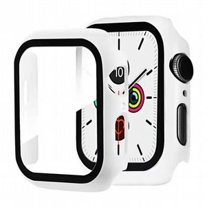 נרתיק סיליקון מבית LaTera לשעון יד חכם מדגם: Apple Watch 41mm (כולל הגנה מלאה על המסך) - צבע לבן נרתיק סיליקון מבית LaTera לשעון יד חכם מדגם: Apple Watch 41mm (כולל הגנה מלאה על המסך) - צבע לבן