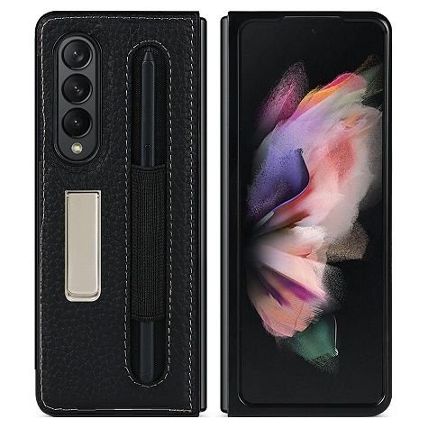 ����� ��� ���� FLIP CASE ���� BLACK ������ ������� ����: Samsung Galaxy Z Fold 3 (���� ���� ���) - ��� ����
