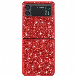 נרתיק קשיח מדגם GLITTERY HARD CASE מבית LaTera לטלפון סלולארי מדגם: Samsung Galaxy Z Flip 3 (צבע אדום נצנץ) נרתיק קשיח מדגם GLITTERY HARD CASE מבית LaTera לטלפון סלולארי מדגם: Samsung Galaxy Z Flip 3 (צבע אדום נצנץ)
