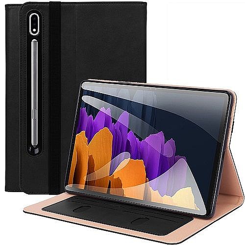 ����� ��� ���� ���� ������ ���� Leather Case with Hand Strap ���� LaTera ����� ��� ����: Samsung Galaxy Tab S7 FE (��� ����)