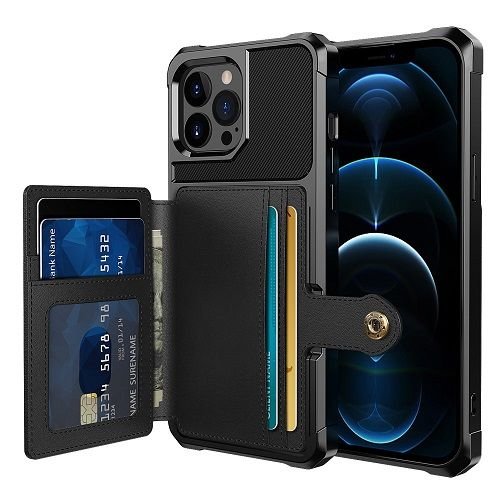 ����� ������� ���� Wallet Protective Case ���� LaTera ������ ������� ����: iPhone 13 Pro Max (��� ����)