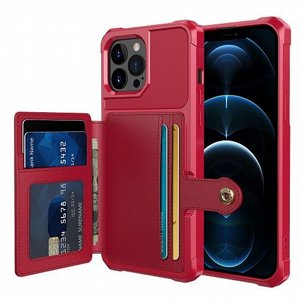 נרתיק סיליקון מדגם Wallet Protective Case מבית LaTera לטלפון סלולארי מדגם: iPhone 13 Pro Max (צבע אדום) נרתיק סיליקון מדגם Wallet Protective Case מבית LaTera לטלפון סלולארי מדגם: iPhone 13 Pro Max (צבע אדום)