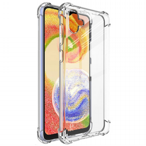 נרתיק סיליקון מדגם SHOCK PROOF מבית VALUE לטלפון סלולרי מדגם: Samsung Galaxy A04 (צבע שקוף) נרתיק סיליקון מדגם SHOCK PROOF מבית VALUE לטלפון סלולרי מדגם: Samsung Galaxy A04 (צבע שקוף)