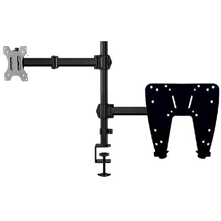 ���� ������ ���� ���� + ���� ���� ���� Aluminum Foldable Fold Monitor Desk Mount ���� BRATECK (����� ����� ��� 10"- 32")