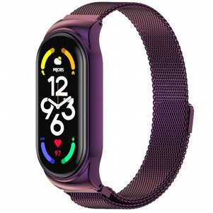 רצועת מתכת מדגם Milano Magnetic Steel Band מבית LaTera לשעון חכם מדגם: Xiaomi Mi Band 7 (צבע Silver) רצועת מתכת מדגם Milano Magnetic Steel Band מבית LaTera לשעון חכם מדגם: Xiaomi Mi Band 7 (צבע Silver)