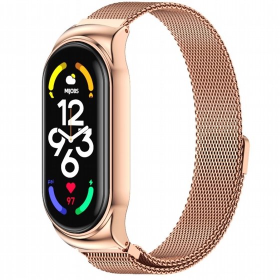 ����� ���� ���� Milano Magnetic Steel Band ���� LaTera ����� ��� ����: Xiaomi Mi Band 7 (��� Blue)