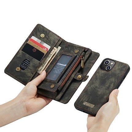 ����� ��� ���� Wallet Case Cover ���� CASEME ������ ������ ����: iPhone 13 Pro (���� 14 ���� ������� �����)