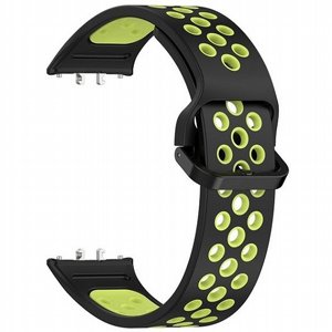 רצועת סיליקון מדגם Sports Solid Color Silicone Band מבית iBands לשעון חכם מדגם: Samsung Galaxy Fit 3 (צבע Black/Lime) רצועת סיליקון מדגם Sports Solid Color Silicone Band מבית iBands לשעון חכם מדגם: Samsung Galaxy Fit 3 (צבע Black/Lime)
