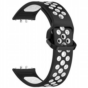 רצועת סיליקון מדגם Sports Solid Color Silicone Band מבית iBands לשעון חכם מדגם: Samsung Galaxy Fit 3 (צבע Black/White) רצועת סיליקון מדגם Sports Solid Color Silicone Band מבית iBands לשעון חכם מדגם: Samsung Galaxy Fit 3 (צבע Black/White)