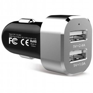 ���� USB ���� ���� Car Charger 3.4A ���� Silver Line