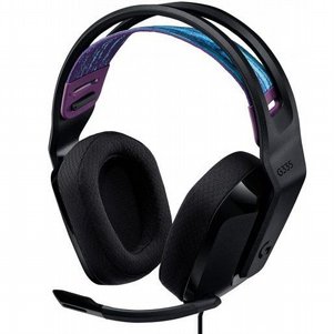 אוזניות עם מיקרופון מדגם G335 מבית Logitech (צבע לבן) אוזניות עם מיקרופון מדגם G335 מבית Logitech (צבע לבן)