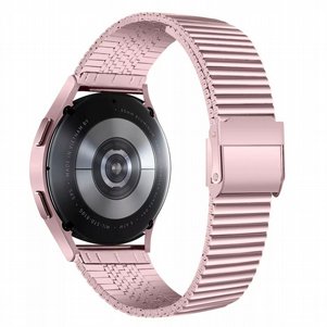 רצועת מתכת מדגם Double Safety Buckle Steel Band מבית LaTera לשעון חכם (צבע Pink Gold) - 20mm רצועת מתכת מדגם Double Safety Buckle Steel Band מבית LaTera לשעון חכם (צבע Pink Gold) - 20mm