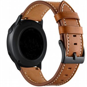 רצועת עור מדגם Runner First Leather Band מבית LaTera לשעון חכם (צבע Yellow) - 20mm רצועת עור מדגם Runner First Leather Band מבית LaTera לשעון חכם (צבע Yellow) - 20mm