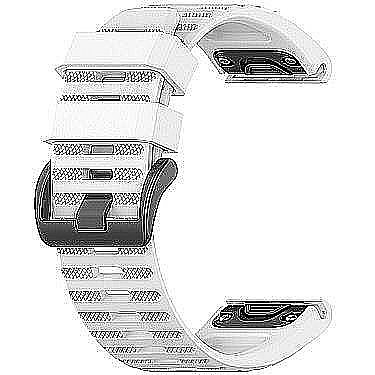 ����� ������� ����  Silicone Band ���� LaTera ����� ��� ����: Garmin Fenix 8 47mm (��� White)