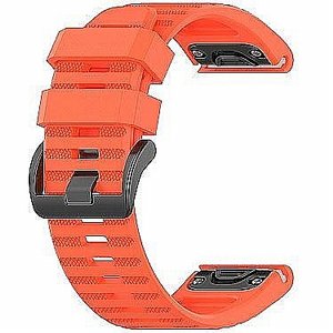 רצועת סיליקון מדגם Silicone Band מבית LaTera לשעון חכם מדגם: Garmin Fenix 8 47mm (צבע Orange) רצועת סיליקון מדגם Silicone Band מבית LaTera לשעון חכם מדגם: Garmin Fenix 8 47mm (צבע Orange)