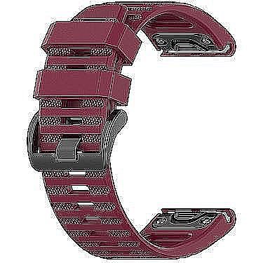 ����� ������� ����  Silicone Band ���� LaTera ����� ��� ����: Garmin Fenix 8 47mm (��� Wine Red)