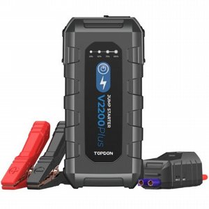 בוסטר / סוללה התנעה לרכב 1500Amp בנפח 10,000mAh מדגם V1500 מבית Topdon בוסטר / סוללה התנעה לרכב 1500Amp בנפח 10,000mAh מדגם V1500 מבית Topdon