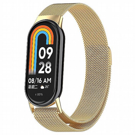 ����� ���� ���� lano Magnetic Steel Band ���� LaTera ����� ��� ����: Xiaomi Smart Band 9 (��� Gold)