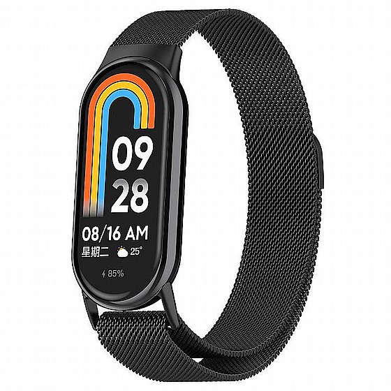 ����� ���� ���� lano Magnetic Steel Band ���� LaTera ����� ��� ����: Xiaomi Smart Band 9 (��� Black)