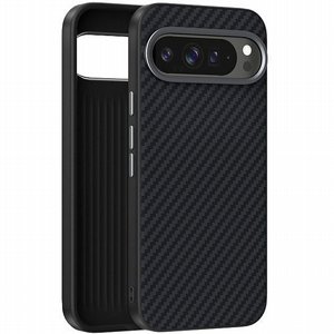 נרתיק קשיח מדגם Carbon Fiber Texture מבית Abeel לטלפון סלולרי מדגם: Google Pixel 9 Pro נרתיק קשיח מדגם Carbon Fiber Texture מבית Abeel לטלפון סלולרי מדגם: Google Pixel 9 Pro