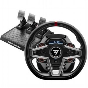 הגה מירוצים עם דוושות מדגם T128P Force Feedback מבית Thrustmaster לקונסולות משחק Sony PlayStation הגה מירוצים עם דוושות מדגם T128P Force Feedback מבית Thrustmaster לקונסולות משחק Sony PlayStation