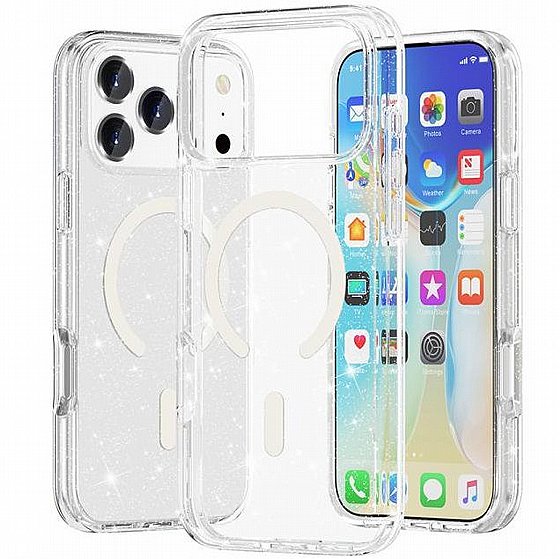 ����� ������� ���� Shield Clear Case MagSafe ���� Axess ������ ������ ����: iPhone 17 Pro (��� ����)