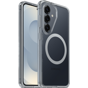 נרתיק קשיח מדגם Symmetry מבית OtterBox לטלפון סלולרי מדגם: Samsung Galaxy S26 (צבע שקוף) נרתיק קשיח מדגם Symmetry מבית OtterBox לטלפון סלולרי מדגם: Samsung Galaxy S26 (צבע שקוף)