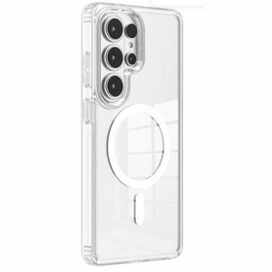 נרתיק סיליקון מדגם Shield Clear Case MagSafe מבית Axess לטלפון סלולרי מדגם: Samsung Galaxy S26 Ultra (צבע שקוף) נרתיק סיליקון מדגם Shield Clear Case MagSafe מבית Axess לטלפון סלולרי מדגם: Samsung Galaxy S26 Ultra (צבע שקוף)