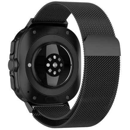 ����� ���� ���� Milanese Loop Magnetic Steel Band ���� LaTera (��� Black)  ����� ��� ����  Samsung Galaxy Watch Ultra / Watch Ultra 2025