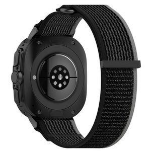 רצועת בד / ניילון מדגם Fastener Loop Nylon Band מבית LaTera (צבע Black) לשעון חכם מדגם Samsung Galaxy Watch Ultra / Watch Ultra 2025 רצועת בד / ניילון מדגם Fastener Loop Nylon Band מבית LaTera (צבע Black) לשעון חכם מדגם Samsung Galaxy Watch Ultra / Watch Ultra 2025