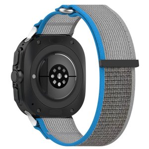 רצועת בד / ניילון מדגם Fastener Loop Nylon Band מבית LaTera (צבע Blue Gray) לשעון חכם מדגם Samsung Galaxy Watch Ultra / Watch Ultra 2025 רצועת בד / ניילון מדגם Fastener Loop Nylon Band מבית LaTera (צבע Blue Gray) לשעון חכם מדגם Samsung Galaxy Watch Ultra / Watch Ultra 2025