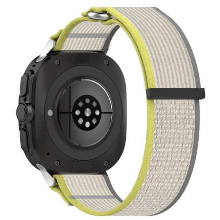 ����� �� / ������ ���� Fastener Loop Nylon Band ���� LaTera (��� Yellow Gray)  ����� ��� ����  Samsung Galaxy Watch Ultra / Watch Ultra 2025