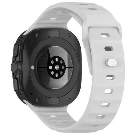 ����� ������� ����  Solid Color Reverse Buckle Silicone Band ���� LaTera (��� Gray)  ����� ��� ����  Samsung Galaxy Watch Ultra / Watch Ultra 2025
