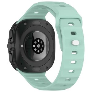 רצועת סיליקון מדגם Solid Color Reverse Buckle Silicone Band מבית LaTera (צבע Cyan) לשעון חכם מדגם Samsung Galaxy Watch Ultra / Watch Ultra 2025 רצועת סיליקון מדגם Solid Color Reverse Buckle Silicone Band מבית LaTera (צבע Cyan) לשעון חכם מדגם Samsung Galaxy Watch Ultra / Watch Ultra 2025