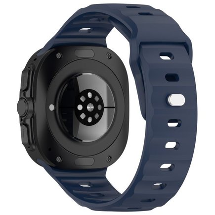����� ������� ����  Solid Color Reverse Buckle Silicone Band ���� LaTera (��� Dark Blue)  ����� ��� ����  Samsung Galaxy Watch Ultra / Watch Ultra 2025