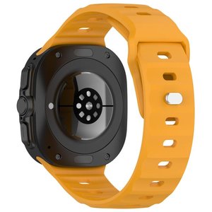 רצועת סיליקון מדגם Solid Color Reverse Buckle Silicone Band מבית LaTera (צבע Yellow) לשעון חכם מדגם Samsung Galaxy Watch Ultra / Watch Ultra 2025 רצועת סיליקון מדגם Solid Color Reverse Buckle Silicone Band מבית LaTera (צבע Yellow) לשעון חכם מדגם Samsung Galaxy Watch Ultra / Watch Ultra 2025
