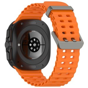 רצועת סיליקון מדגם Ocean Hole Dual Buckle Silicone Band מבית LaTera (צבע Orange) לשעון חכם מדגם Samsung Galaxy Watch Ultra / Watch Ultra 2025 רצועת סיליקון מדגם Ocean Hole Dual Buckle Silicone Band מבית LaTera (צבע Orange) לשעון חכם מדגם Samsung Galaxy Watch Ultra / Watch Ultra 2025