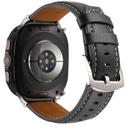 ����� ��� ���� Genuine Leather Band ���� LaTera (���  Black)  ����� ��� ����  Samsung Galaxy Watch Ultra / Watch Ultra 2025