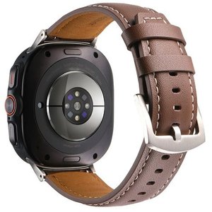 רצועת עור מדגם Genuine Leather Band מבית LaTera (צבע Brown) לשעון חכם מדגם Samsung Galaxy Watch Ultra / Watch Ultra 2025 רצועת עור מדגם Genuine Leather Band מבית LaTera (צבע Brown) לשעון חכם מדגם Samsung Galaxy Watch Ultra / Watch Ultra 2025
