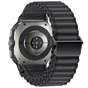 רצועת בד / ניילון מדגם Ocean Style Nylon Band מבית LaTera (צבע Black) לשעון חכם מדגם Samsung Galaxy Watch Ultra / Watch Ultra 2025 רצועת בד / ניילון מדגם Ocean Style Nylon Band מבית LaTera (צבע Black) לשעון חכם מדגם Samsung Galaxy Watch Ultra / Watch Ultra 2025