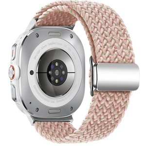 רצועת בד / ניילון מדגם Loop Magnetic Buckle Nylon Band מבית LaTera (צבע Starlight Pink) לשעון חכם מדגם Samsung Galaxy Watch Ultra / Watch Ultra 2025 רצועת בד / ניילון מדגם Loop Magnetic Buckle Nylon Band מבית LaTera (צבע Starlight Pink) לשעון חכם מדגם Samsung Galaxy Watch Ultra / Watch Ultra 2025