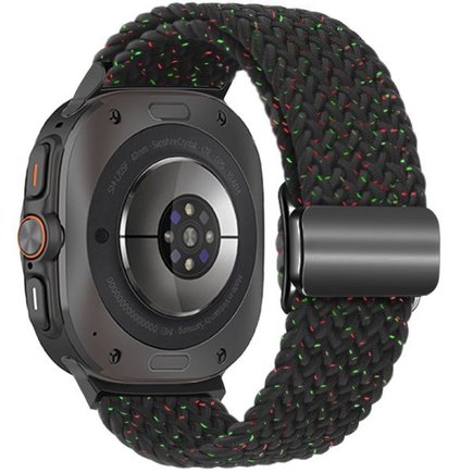 ����� �� / ������ ���� Loop Magnetic Buckle Nylon Band ���� LaTera (��� Starlight Black)  ����� ��� ����  Samsung Galaxy Watch Ultra / Watch Ultra 2025