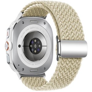 רצועת בד / ניילון מדגם Loop Magnetic Buckle Nylon Band מבית LaTera (צבע Starlight) לשעון חכם מדגם Samsung Galaxy Watch Ultra / Watch Ultra 2025 רצועת בד / ניילון מדגם Loop Magnetic Buckle Nylon Band מבית LaTera (צבע Starlight) לשעון חכם מדגם Samsung Galaxy Watch Ultra / Watch Ultra 2025