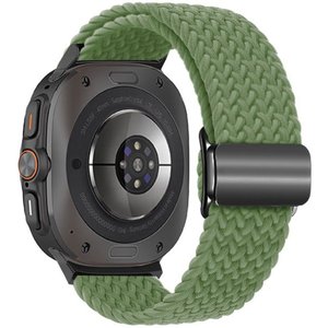 רצועת בד / ניילון מדגם Loop Magnetic Buckle Nylon Band מבית LaTera (צבע Green) לשעון חכם מדגם Samsung Galaxy Watch Ultra / Watch Ultra 2025 רצועת בד / ניילון מדגם Loop Magnetic Buckle Nylon Band מבית LaTera (צבע Green) לשעון חכם מדגם Samsung Galaxy Watch Ultra / Watch Ultra 2025