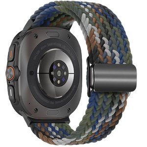רצועת בד / ניילון מדגם Loop Magnetic Buckle Nylon Band מבית LaTera (צבע Denim Rainbow) לשעון חכם מדגם Samsung Galaxy Watch Ultra / Watch Ultra 2025 רצועת בד / ניילון מדגם Loop Magnetic Buckle Nylon Band מבית LaTera (צבע Denim Rainbow) לשעון חכם מדגם Samsung Galaxy Watch Ultra / Watch Ultra 2025