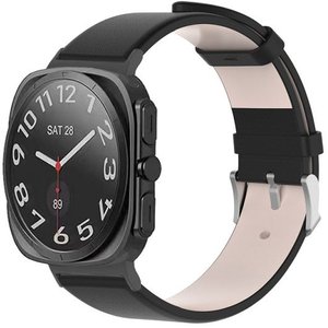 רצועת עור מדגם Stainless Leather Band מבית LaTera (צבע Black) לשעון חכם מדגם Samsung Galaxy Watch Ultra / Watch Ultra 2025 רצועת עור מדגם Stainless Leather Band מבית LaTera (צבע Black) לשעון חכם מדגם Samsung Galaxy Watch Ultra / Watch Ultra 2025