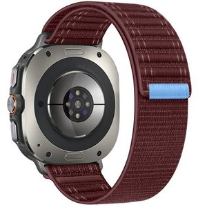 ����� �� / ������ ���� Texture Nylon Band ���� LaTera (���  Red)  ����� ��� ����  Samsung Galaxy Watch Ultra / Watch Ultra 2025