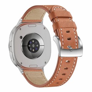 רצועת עור מדגם Classic Round Leather Band מבית LaTera (צבע Brown) לשעון חכם מדגם Samsung Galaxy Watch 8 / Samsung Galaxy Watch 8 Classic רצועת עור מדגם Classic Round Leather Band מבית LaTera (צבע Brown) לשעון חכם מדגם Samsung Galaxy Watch 8 / Samsung Galaxy Watch 8 Classic